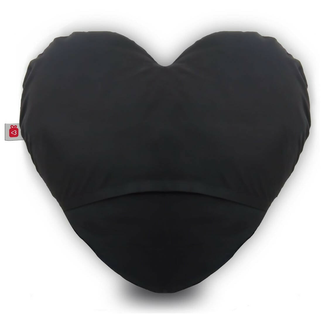Indigifts Valentine Gifts Micro Satin Fibre Heart Shape Printed Cushion (Red Color) - Distacart