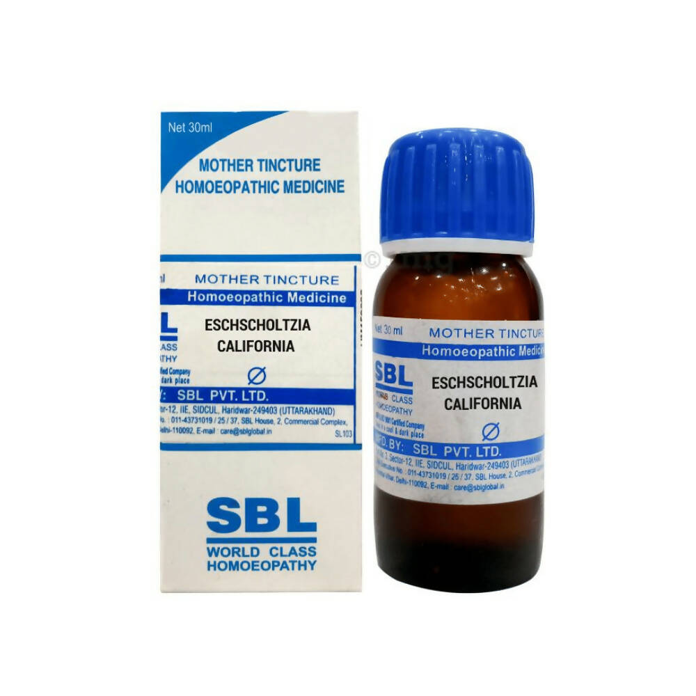 SBL Homeopathy Eschscholtzia Californica Mother Tincture Q - Distacart