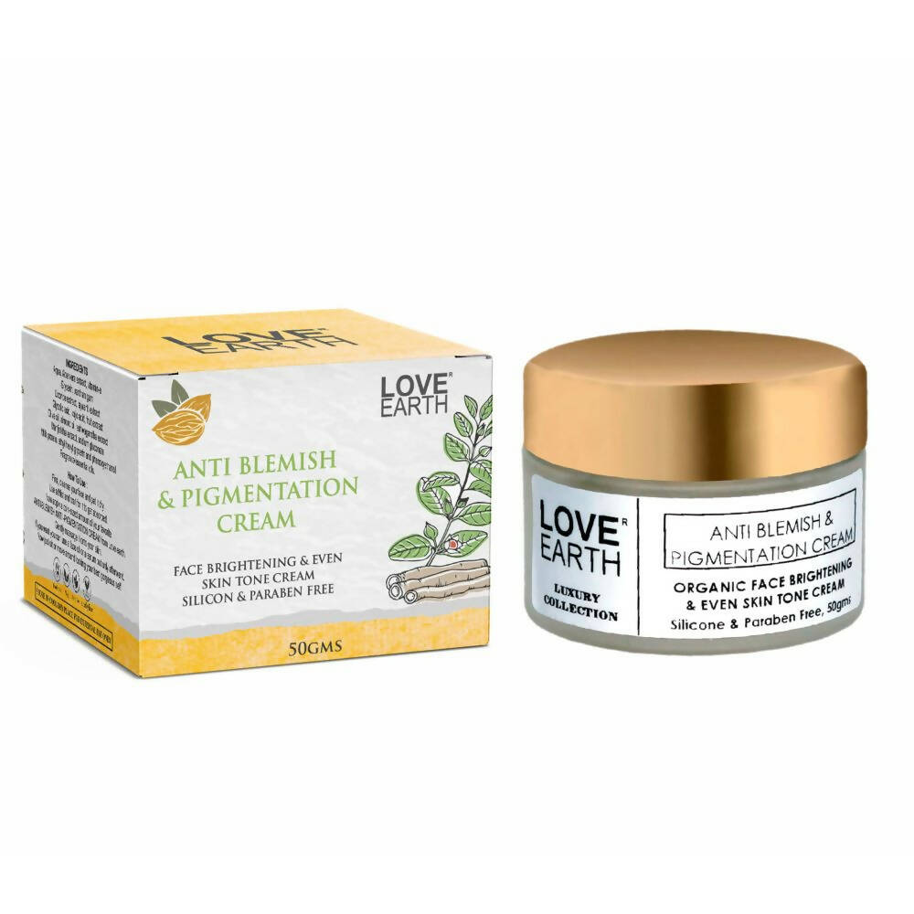 Love Earth Anti Blemish & Pigmentation Cream - Distacart