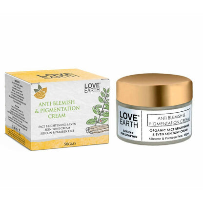 Love Earth Anti Blemish & Pigmentation Cream - Distacart
