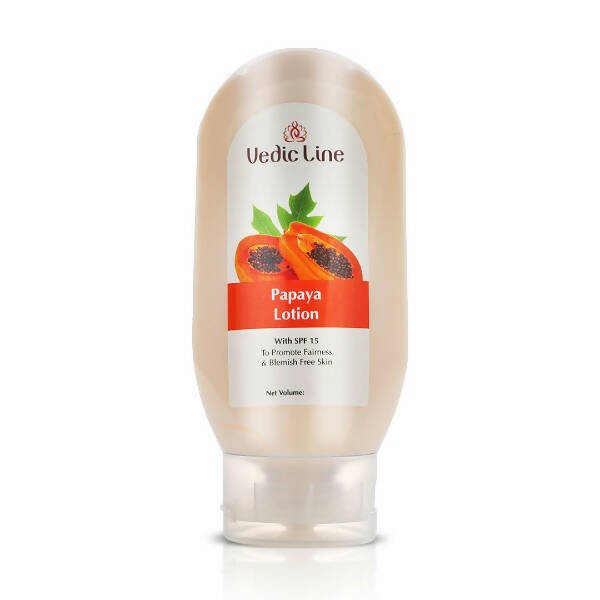 Vedic Line Papaya Lotion with SPF 15 - Distacart