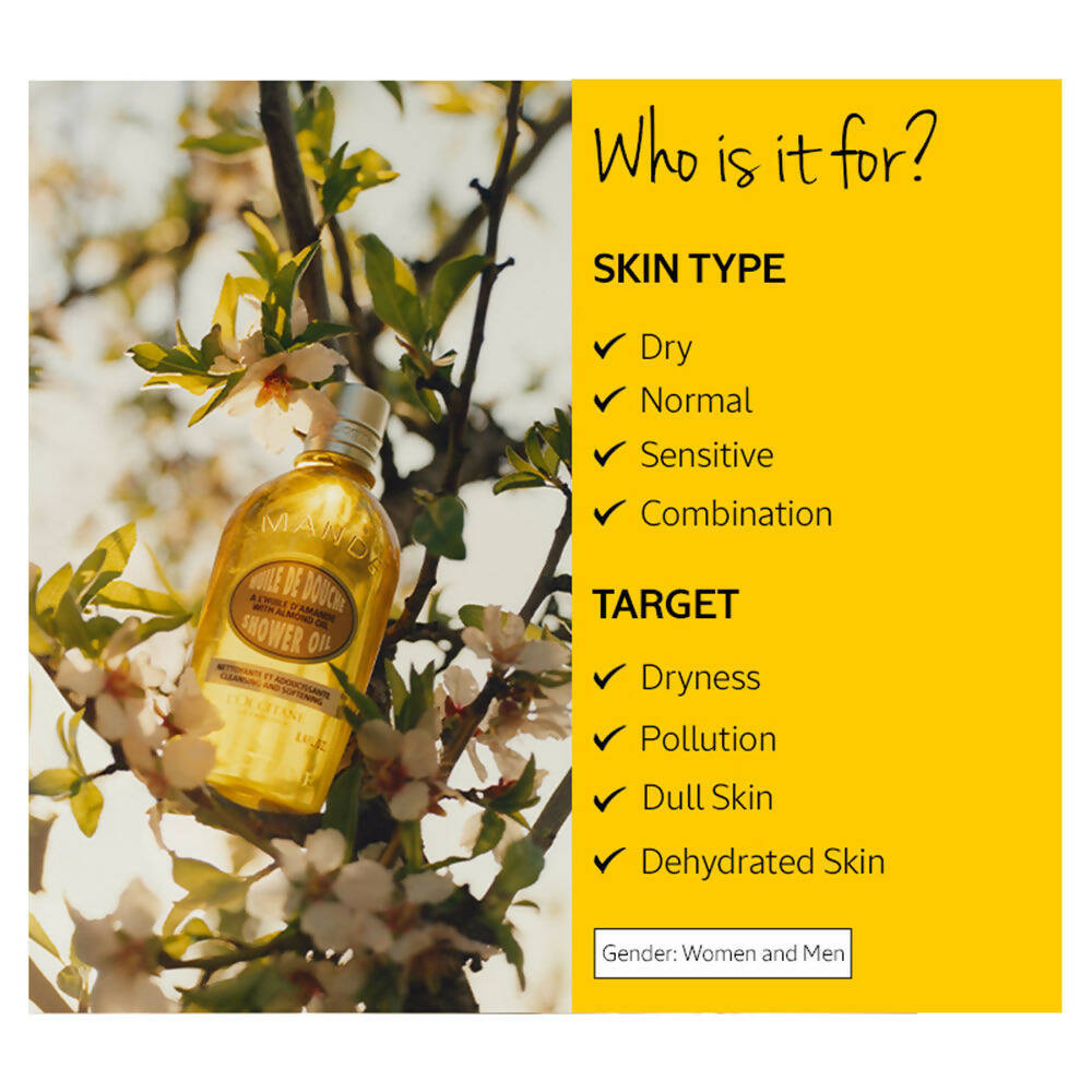 L'Occitane Almond Shower Oil - Distacart