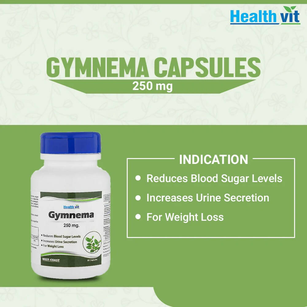 Healthvit Gymnema Capsules - Distacart