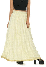 Thumbnail for Mominos Fashion Moeza Cotton Off White Printed Lehenga (Lancha)