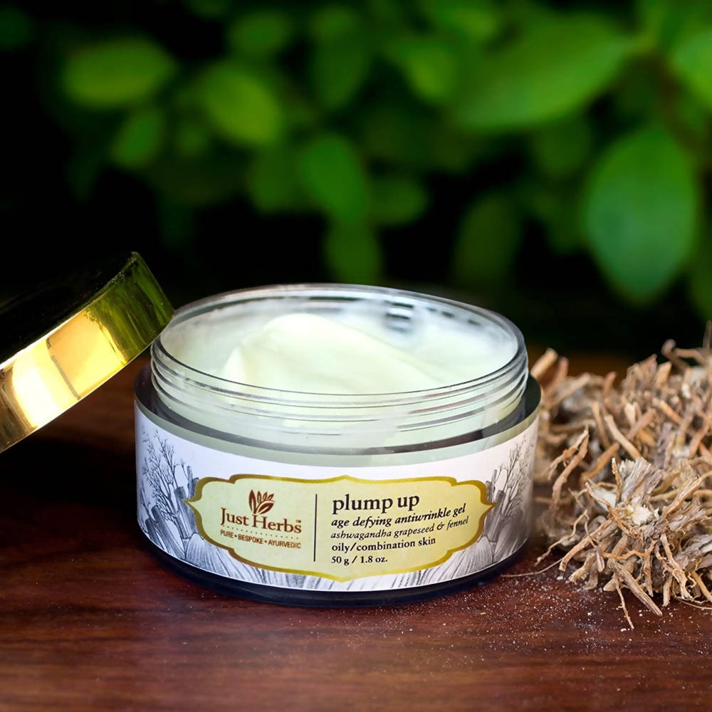 Just Herbs Plump up Age Defying Antiwrinkle Gel uses