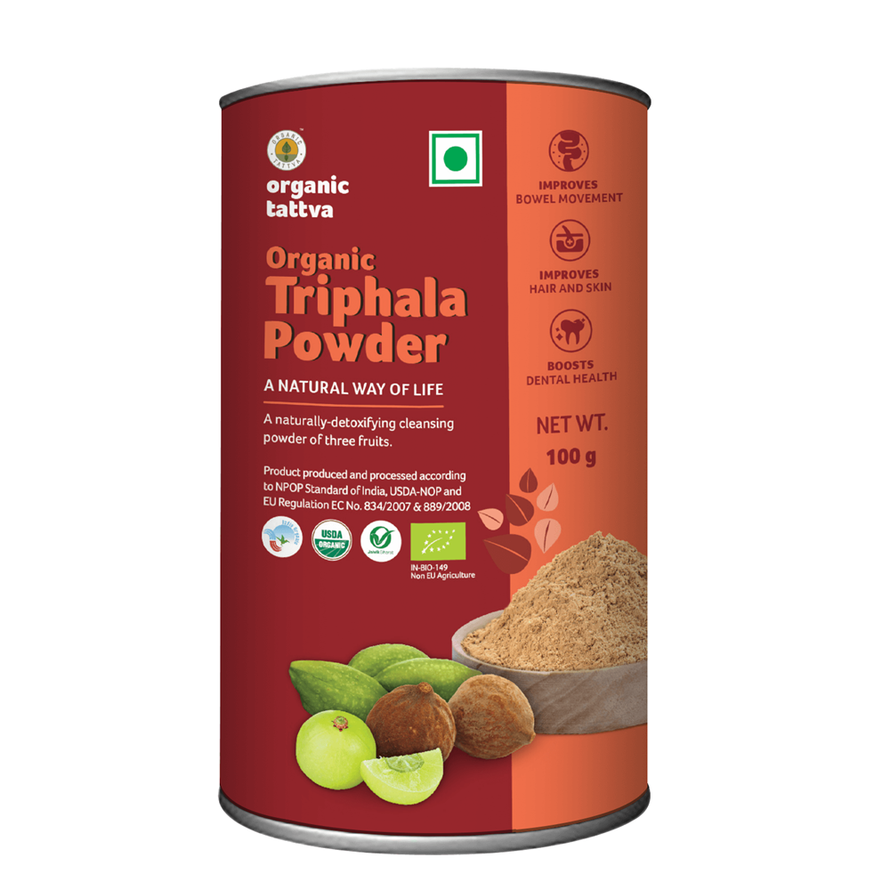 Organic Tattva Triphala Powder - 100 gm