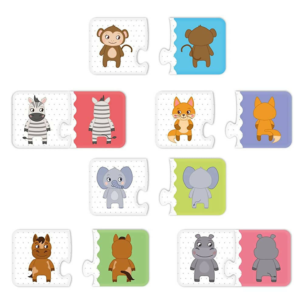 Webby Front Back 2 Piece Learning Pack Jigsaw Puzzle for Kids - Distacart