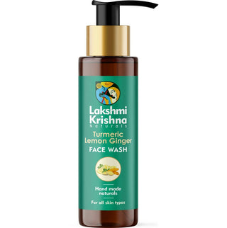 Lakshmi Krishna Naturals Turmeric Lemon Ginger Face Wash - Distacart