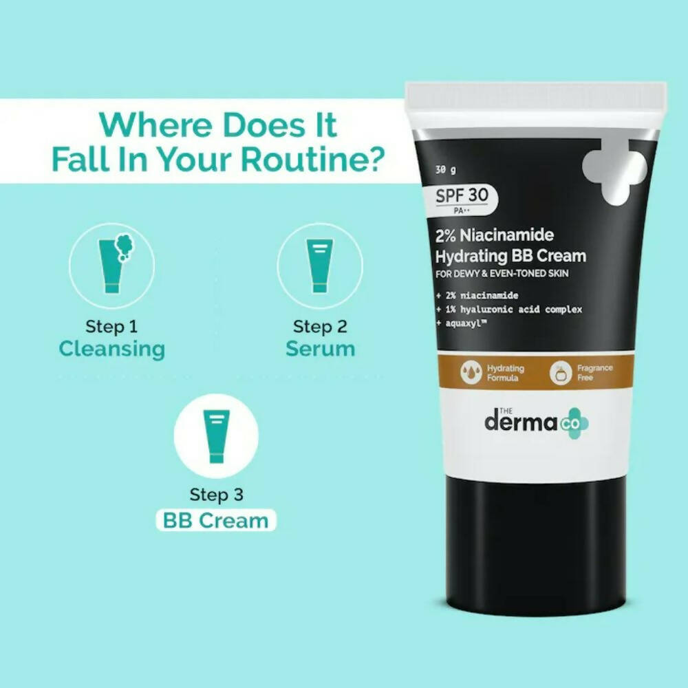 The Derma Co 2% Niacinamide Hydrating BB Cream - Distacart