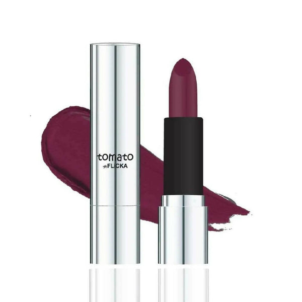 Flicka Tomato Maroon Matte Finish Lipstick Shade 09 - Distacart