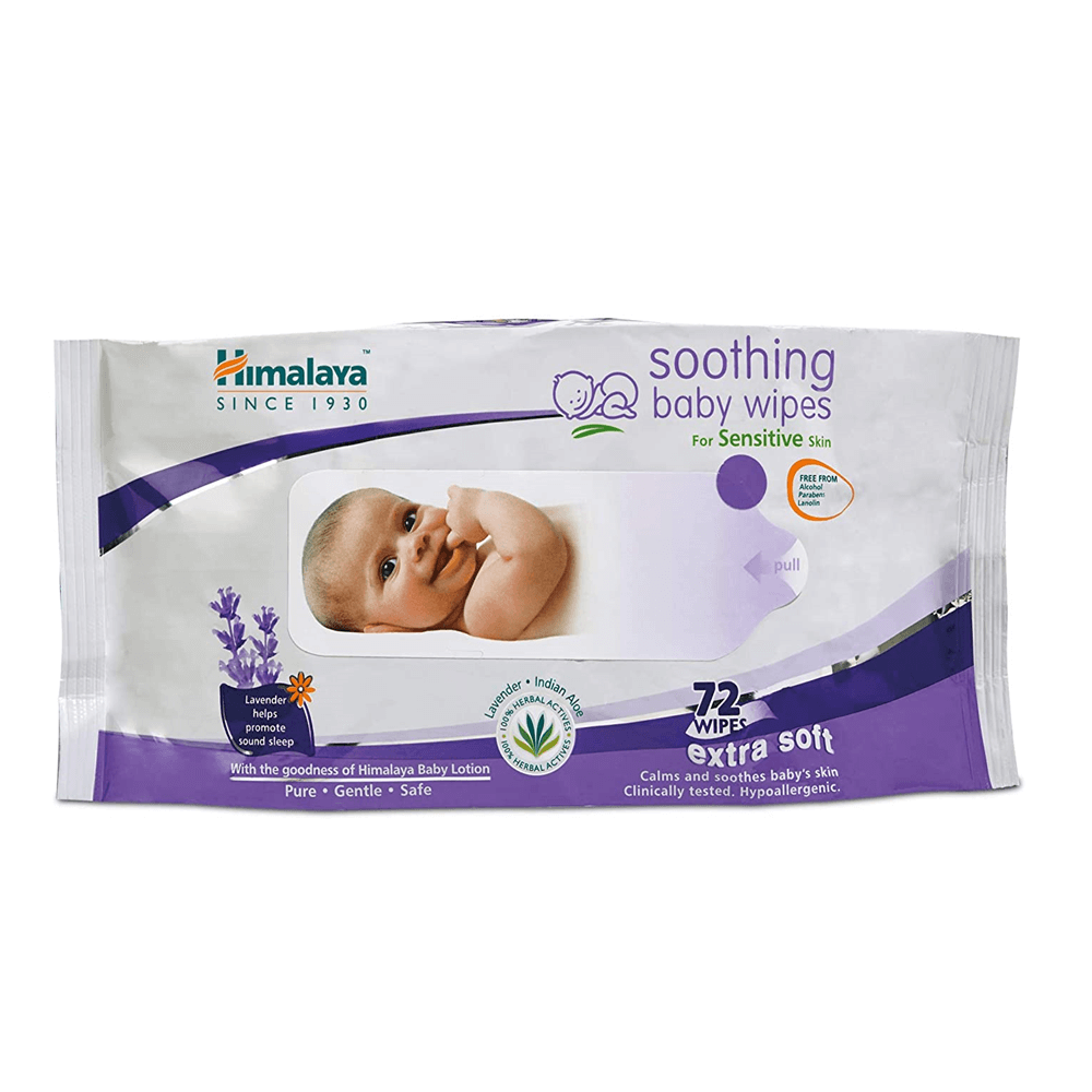 Himalaya Herbals - Soothing Baby Wipes - Distacart