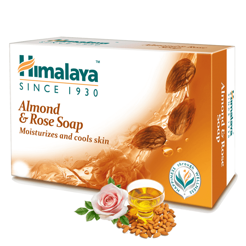 Himalaya Herbals Almond and Rose Soap - Distacart