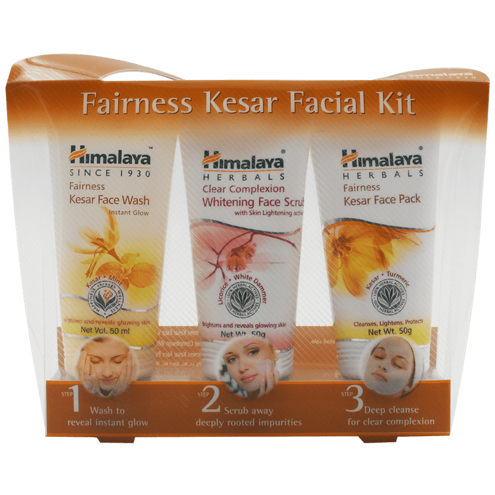 Himalaya Herbals Fairness Kesar Facial Kit, 150g - Distacart