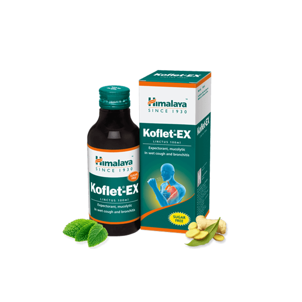 Himalaya Herbals Koflet-EX Linctus (100 ml) - Distacart