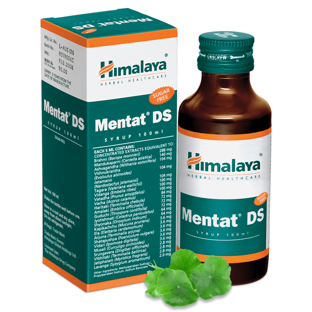 Himalaya Herbals Mentat DS Syrup (100 ml) - Distacart