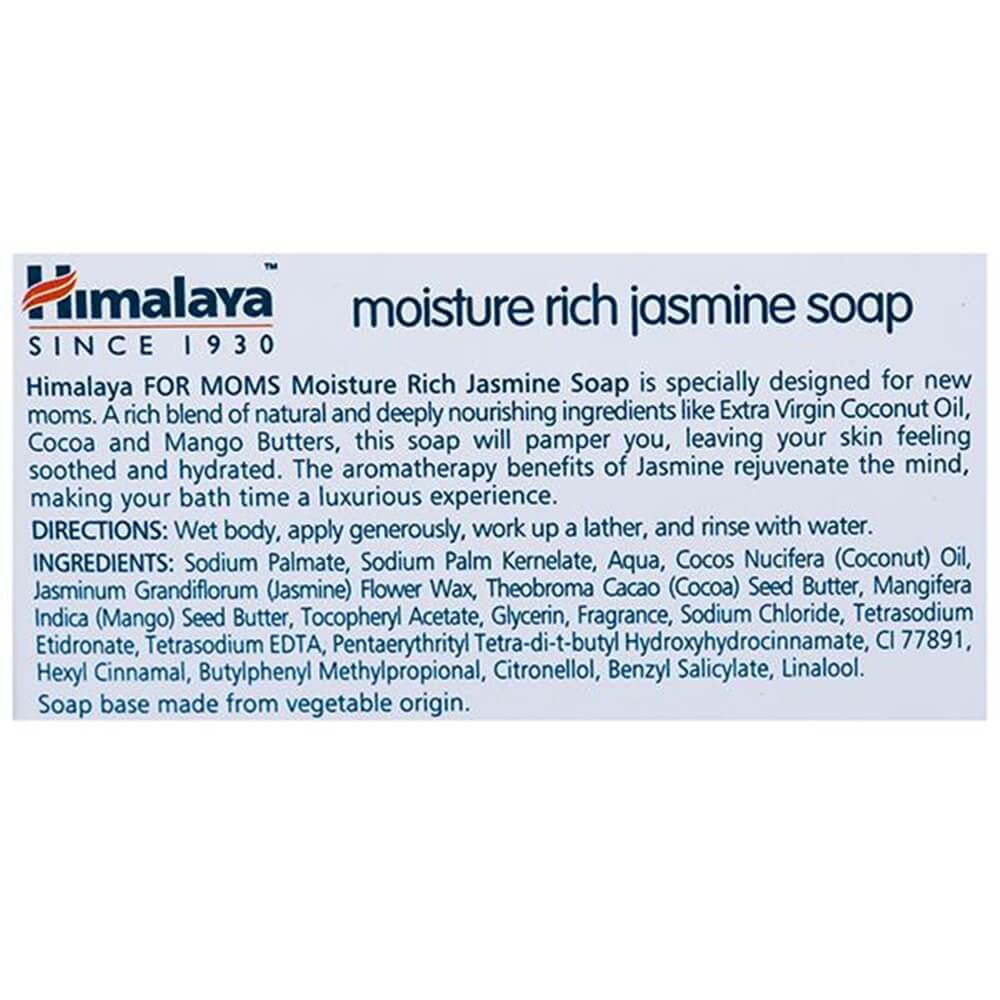 Himalaya Herbals Moisture Rich Jasmine Soap For Moms - Distacart