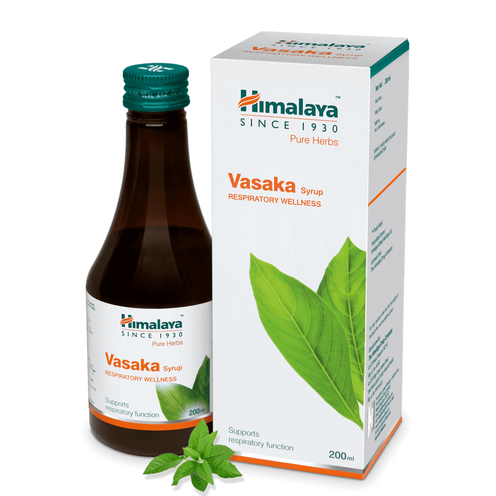 Himalaya Herbals - Vasaka Syrup (200 ml) - Distacart