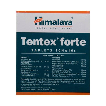 Himalaya Tentex Forte Tablets - 10 Tablets (Pack of 10) - Distacart