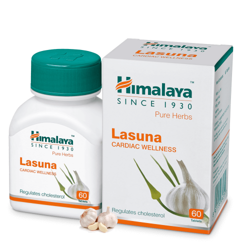 Himalaya Wellness Pure Herbs Lasuna Cardiac Wellness - 60 Tablets - Distacart
