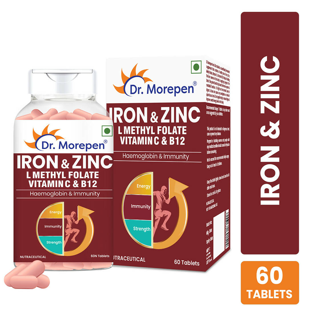 Dr. Morepen Iron & Zinc Tablets - Distacart