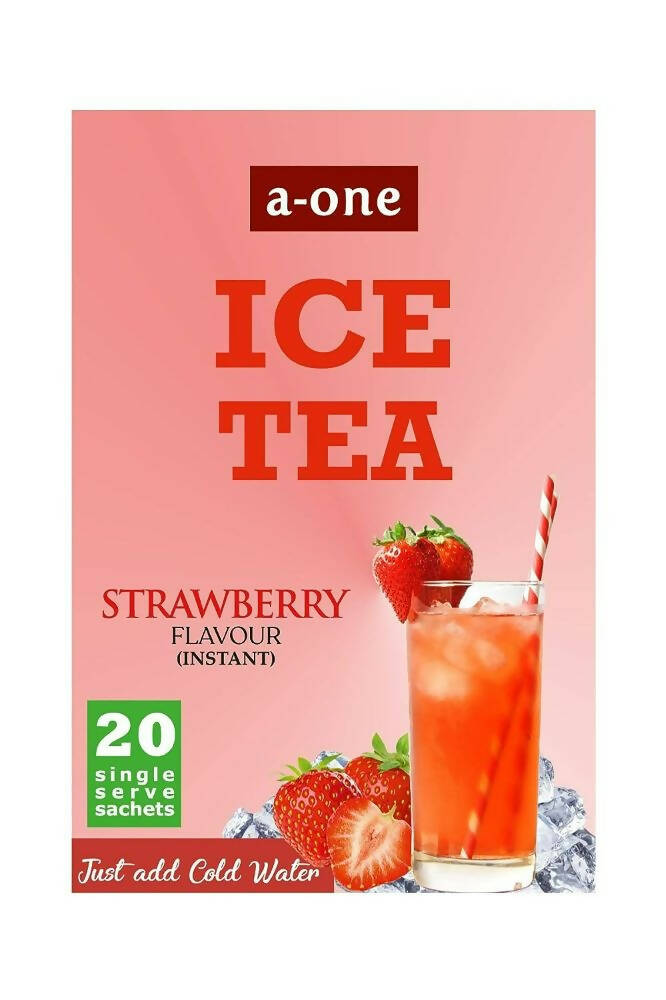 A-One Ice Tea Strawberry Flavour Instant - Distacart