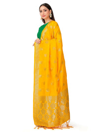 Thumbnail for Mimosa Women's Gold Banarasi Art Silk Dupatta - Distacart