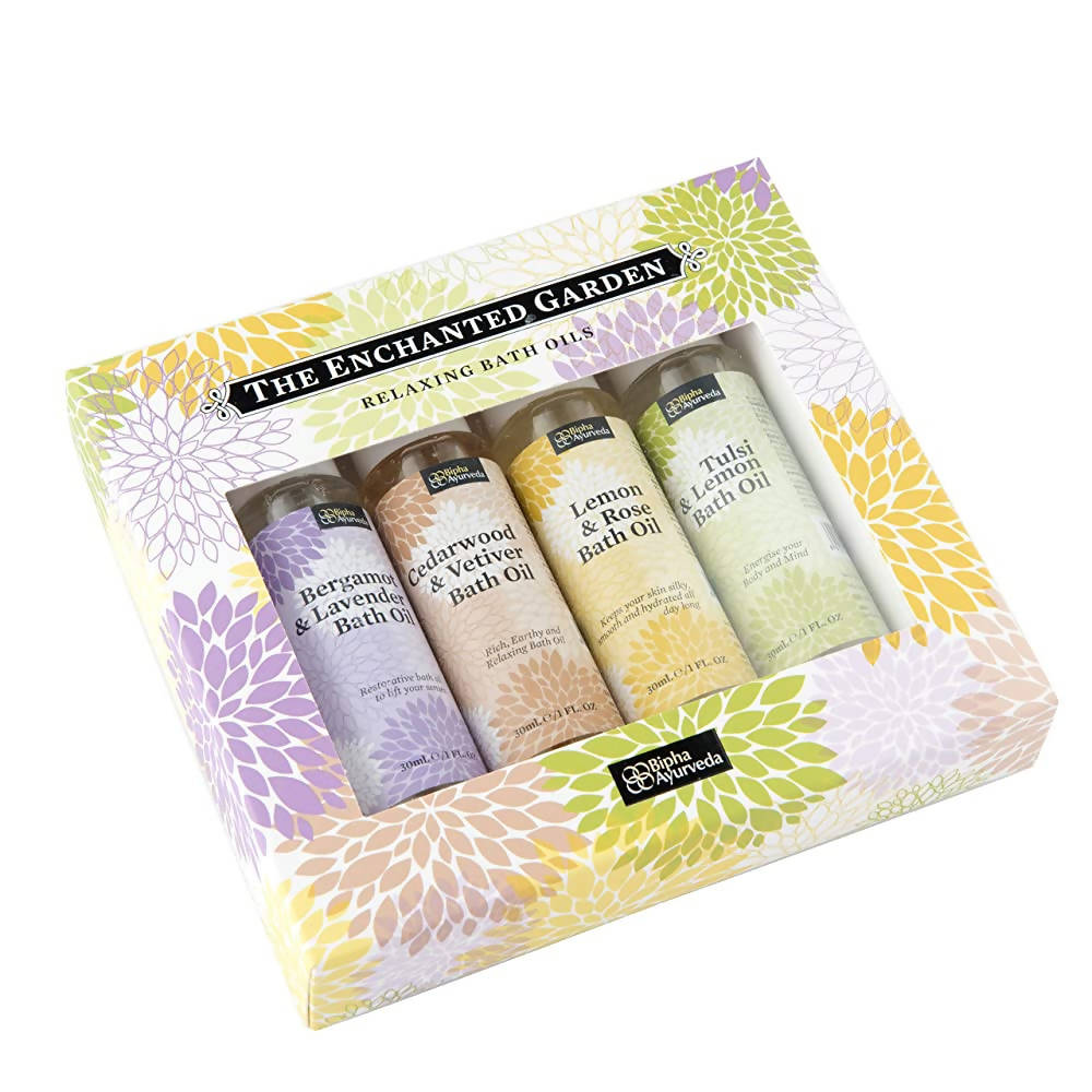 Bipha Ayurveda The Enchanted Garden Bath Oil Combo - Distacart