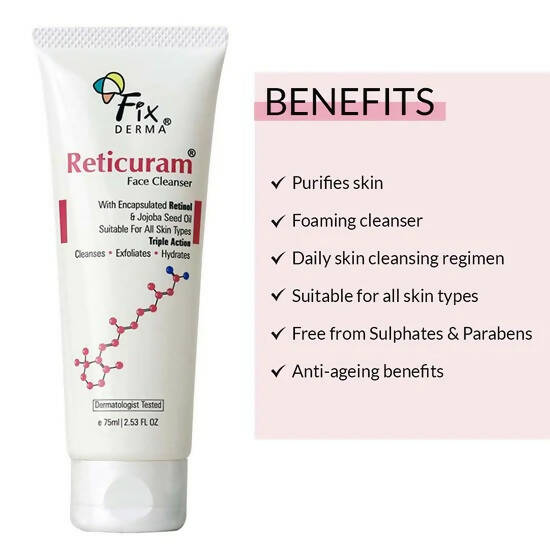 Fixderma Reticuram Face Cleanser - Distacart