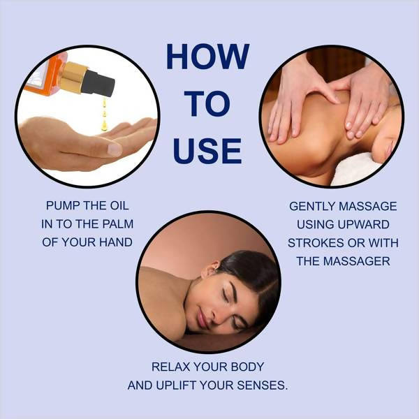Bodyherbals Stress Relief, Lavender & Vanilla Body Massage Oil