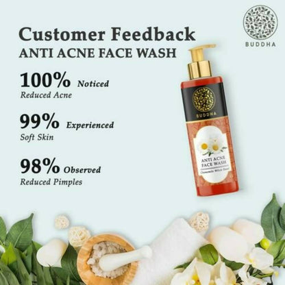 Buddha Natural Anti Acne Face Wash - Distacart