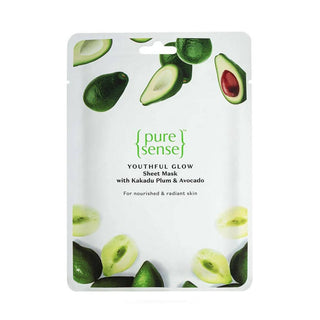 Pure Sense Youthful Glow Sheet Mask with Kakadu Plum & Avocado - Distacart