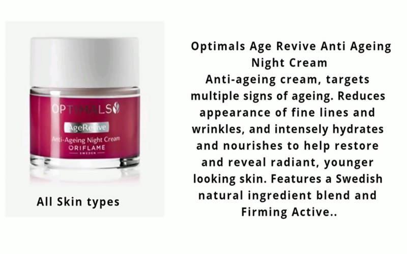 Oriflame Optimals Age Revive Anti-Ageing Night Cream - Distacart
