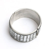 Thumbnail for Mominos Fashion Kamal Johar Oxidised Mirror work Design Bracelet