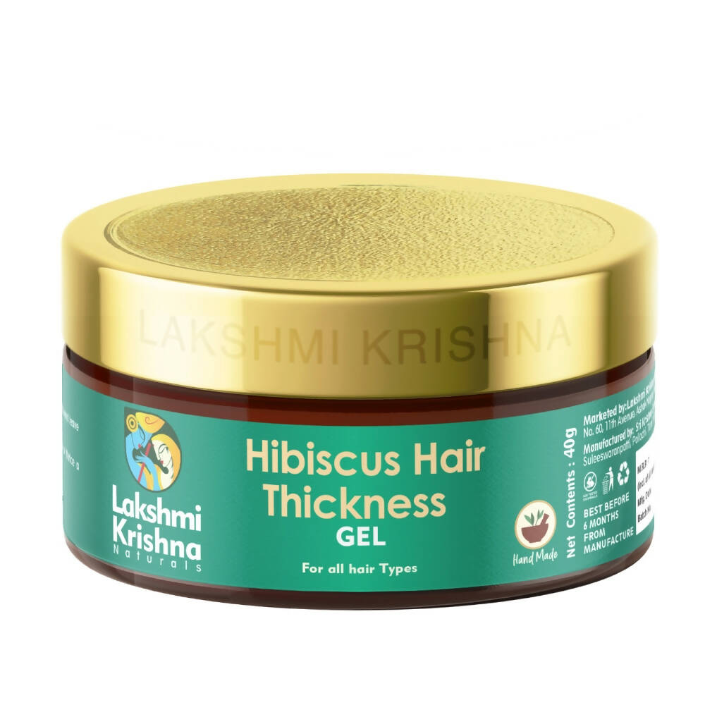 Lakshmi Krishna Naturals Hibiscus Hair Thickness Gel - Distacart