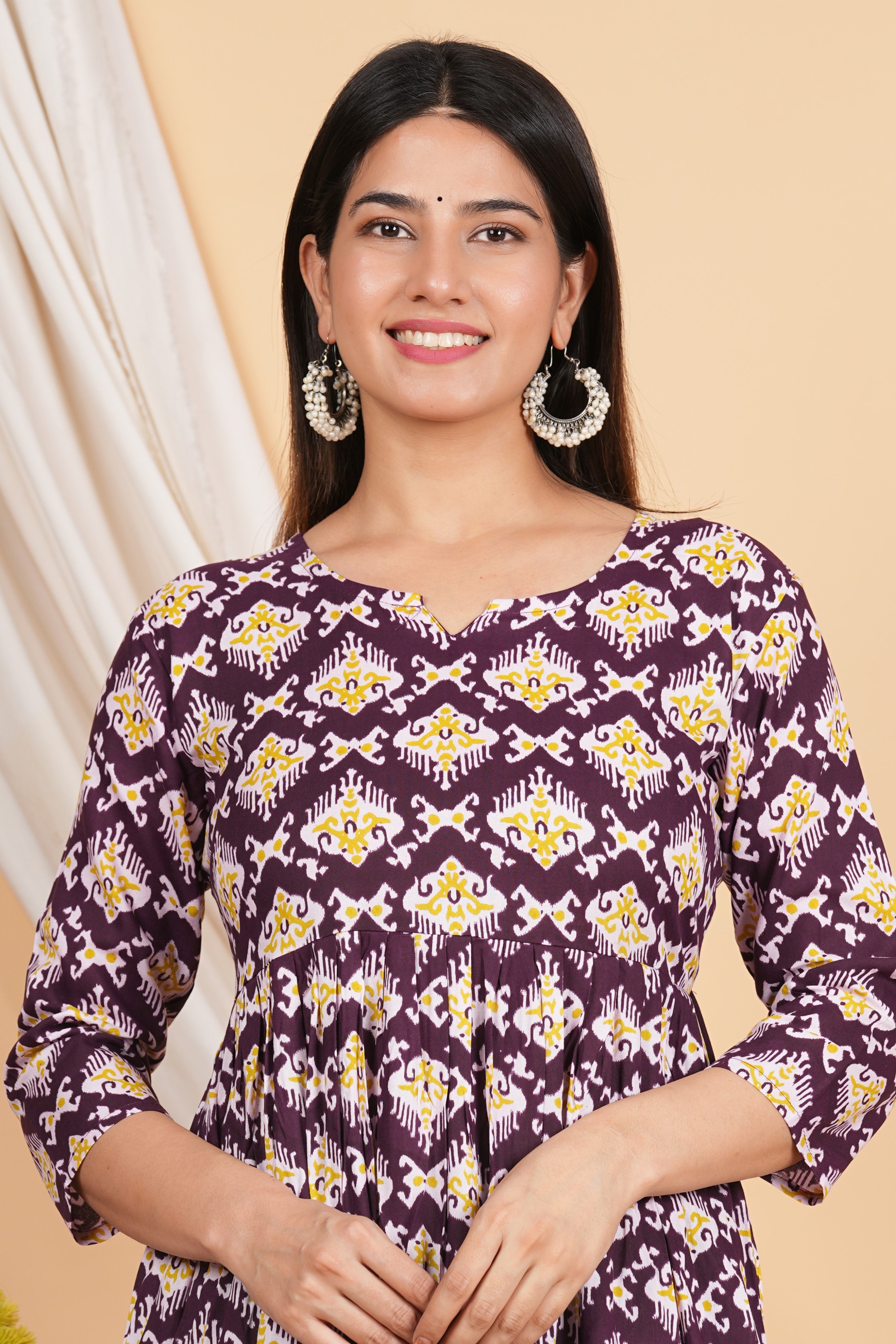 House of RP Women Blue& Multi Rayon Digital Print Kurta & Pant Set - Distacart