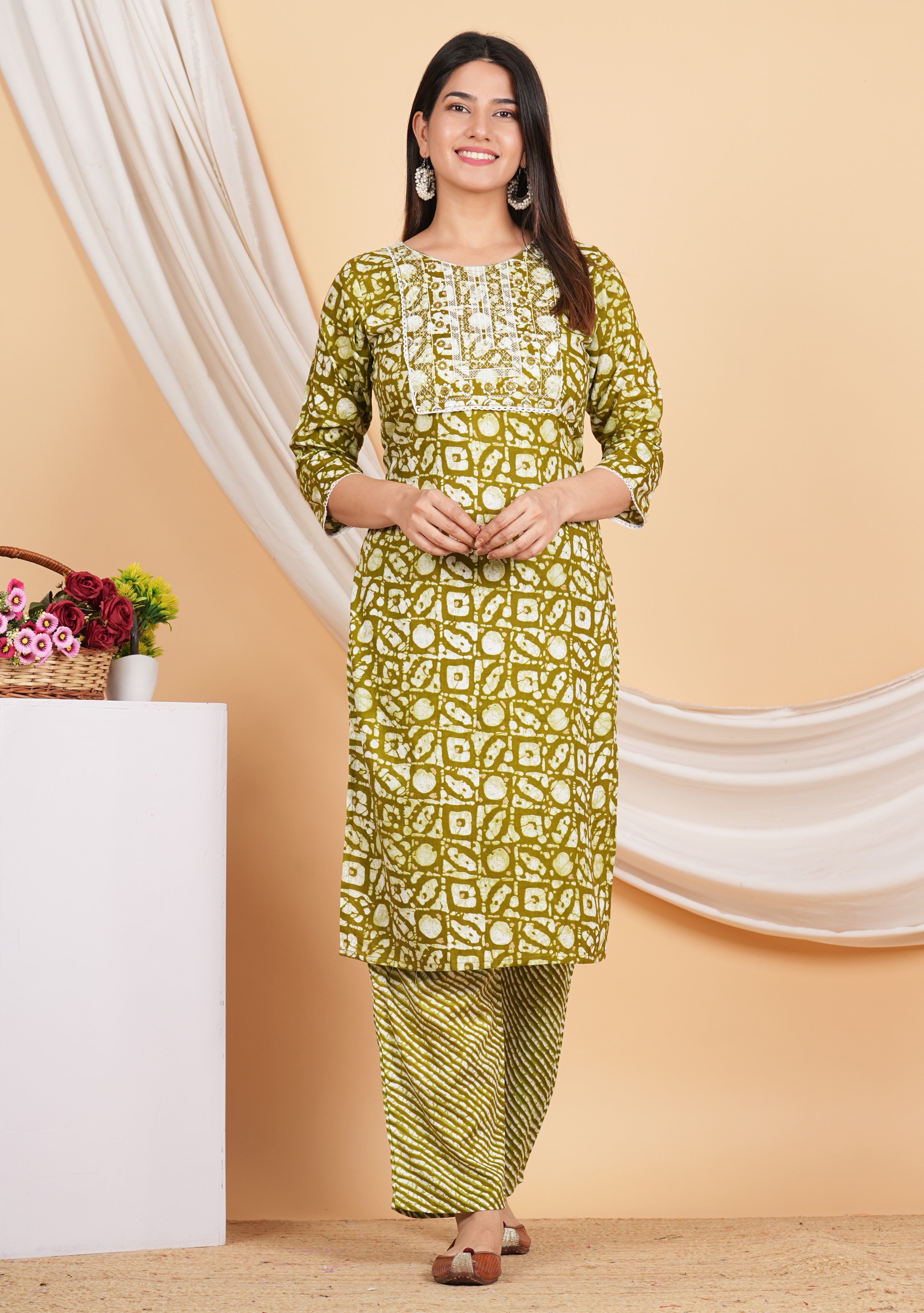 House of RP Women Rayon Dark Purple Digital Print Naira Cut Kurta, Pant & Dupatta Set - Distacart