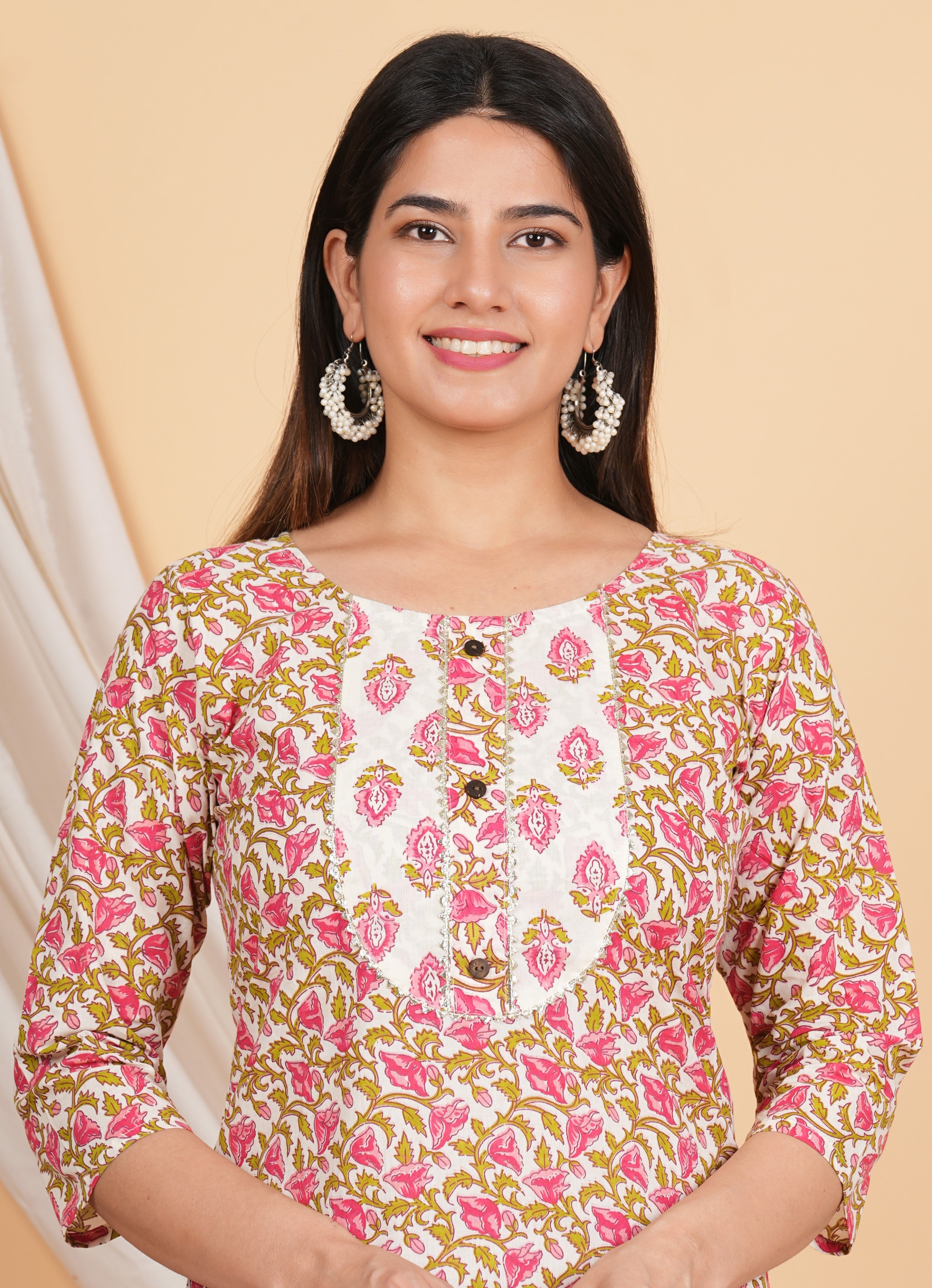 House of RP Women Rayon Floral Print Kurta & Pant Set - Distacart