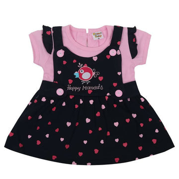 NammaBaby Baby Girl's A-Line Mini Frock Dress - Pink 117 - Distacart