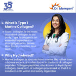 Thumbnail for Dr. Morepen Skin Collagen Protein Powder With Hyaluronic Acid, Vitamin C, Sesbania & Biotin - Pineapple Flavour - Distacart