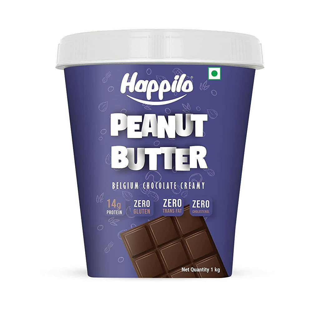 Happilo Belgium Chocolate Peanut Butter Creamy - Distacart