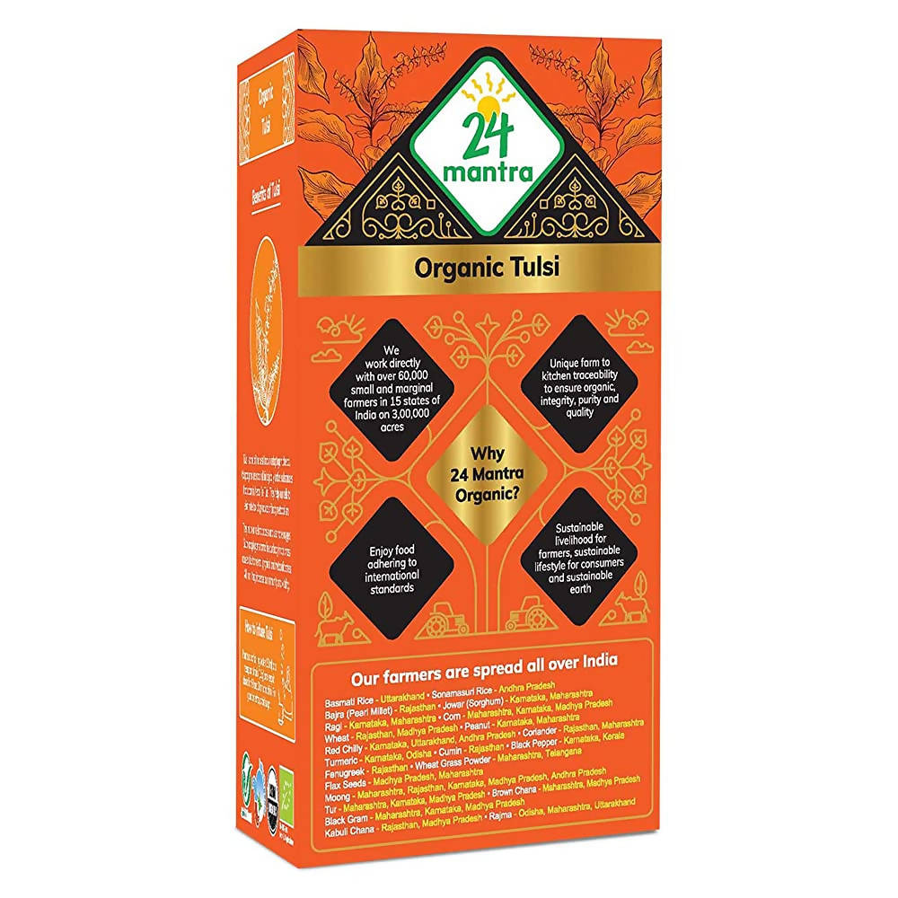 24 Mantra Organic Tulsi Tea Powder - Distacart