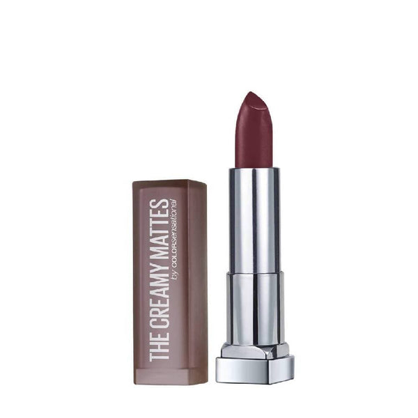 Maybelline New York Color Sensational Creamy Matte Lipstick / 696 Burgundy Blush - Distacart