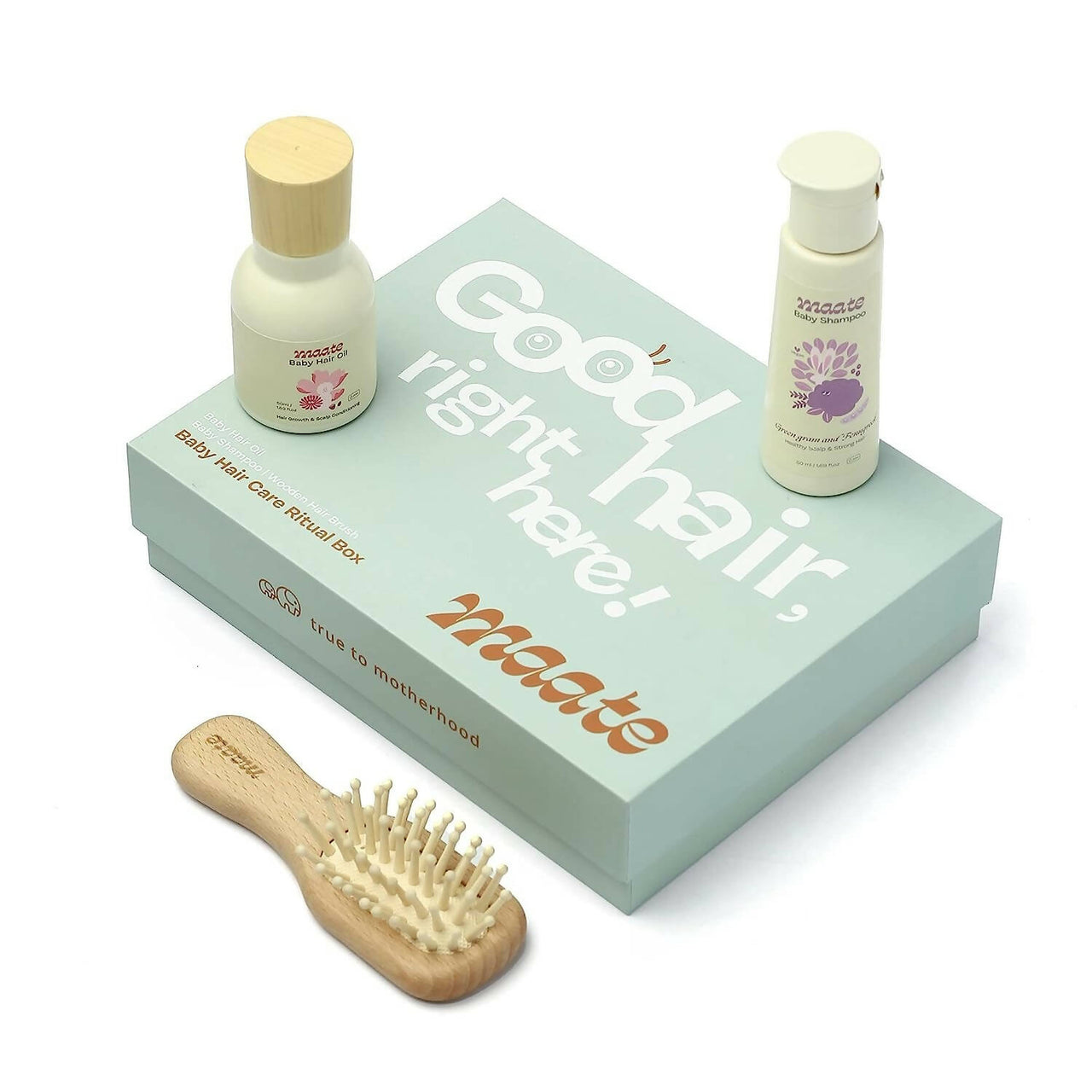 Maate Baby Hair Care Ritual Box | Baby Hair Care Kit - Distacart