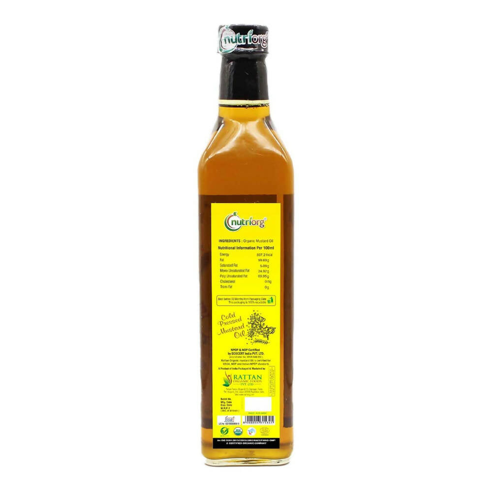 Nutriorg Organic Mustard Oil - Distacart