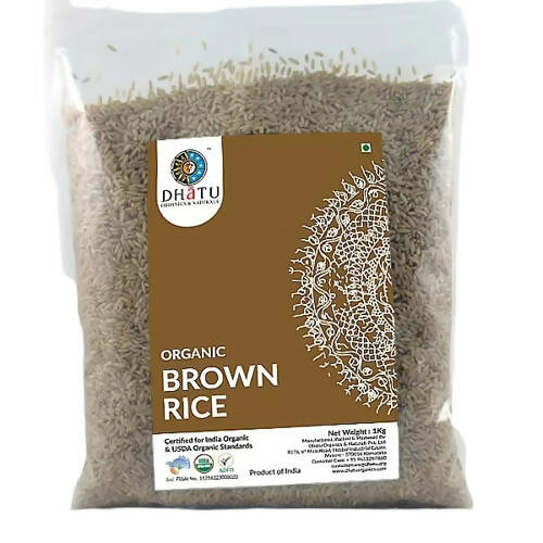 Dhatu Organics & Naturals Brown Rice – Sonamasoori - Distacart