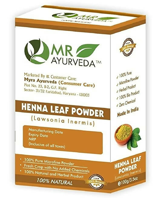 MR Ayurveda Henna Leaf Powder - Distacart