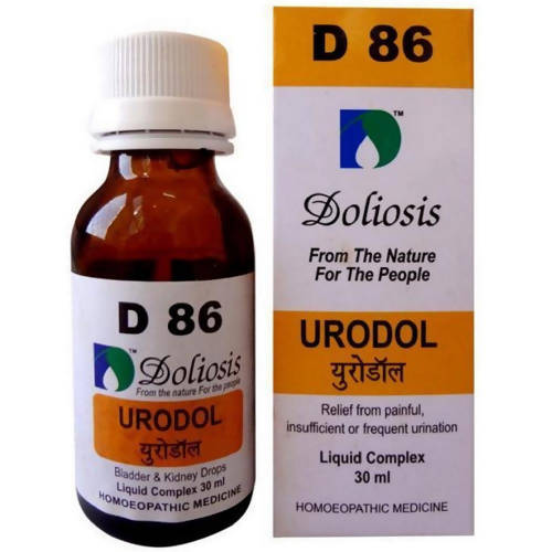 Doliosis Homeopathy D86 Urodol Drops
