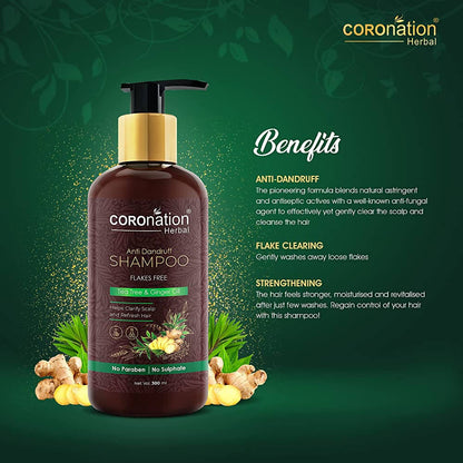 Coronation Herbal Herbal Anti Dandruff Shampoo - Distacart