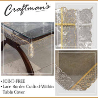 Thumbnail for OrientalWeavers Decojewels Waterproof Reversible 6 Seater Dining Table Cover - Distacart