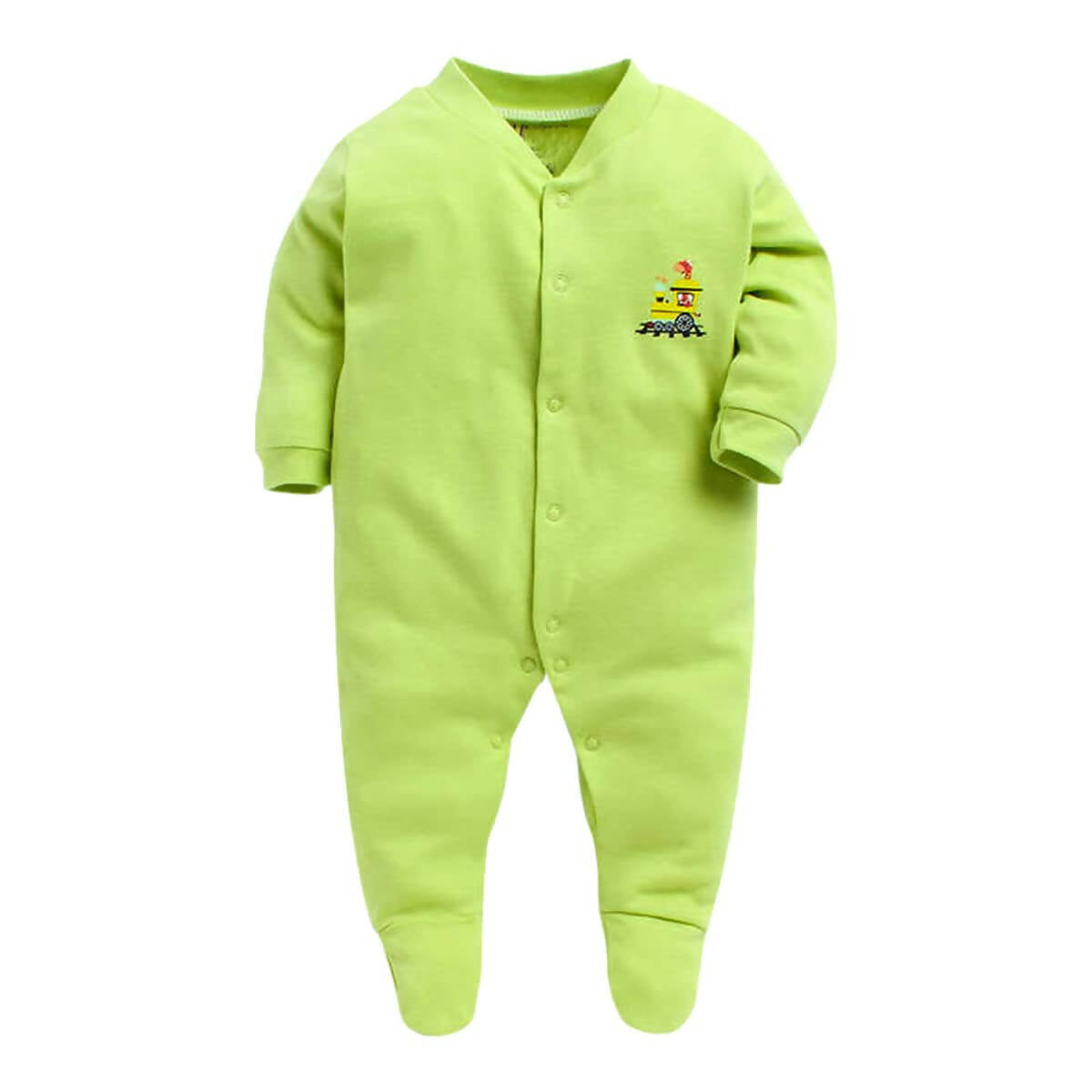 Daddy - G Rompers/Sleepsuits/Jumpsuit /Night Suits for New Born Babies - Green - Distacart